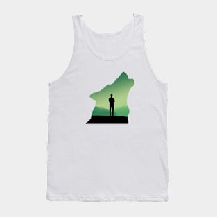 Wolf Landscape Tank Top